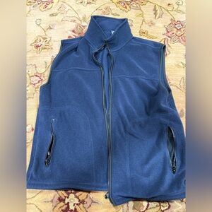 Old Navy Men's Dark Blue Fleece Vest